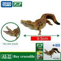 Original Tomy Mini Animal Advanture Anime Bay crocodile Figure Educational Christmas Birthday Toys for Children 964896