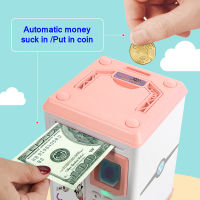 Electronic Piggy Bank ATM Password Money Box Fingerprint Coin Money Saving Box ATM Bank Safe Box Banknote