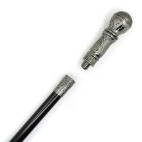 Fashion Walking Stick Cane Vintage Elegent Ball Handle Hand Canes Metal Crutch Gentle Man Canes Hand Sticks Men 91cm