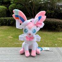 30Cm ใหม่ตุ๊กตาโปเกมอนของเล่น Squat Sylveon Cuddly การ์ตูนตุ๊กตาสัตว์อ่อนนุ่มตุ๊กตา