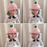 ?พร้อมส่ง?หมวกเด็ก เฟสชิวเด็ก หมวกเด็กลายการ์ Face Shield สำหรับเด็กเล็ก 2-6 ขวบ