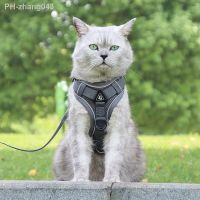 Pet Supplies Pet Traction Rope Vest Type Chest Belt Reflective Breathable Walking Cat Rope Walking Dog Rope Pet Accessories