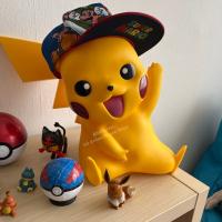 Pokemon Pikachu Large Size 1:1 Action Figure Anime Pocket Monster Cartoon Figurines Model Statue Dolls Toys Children Decor Gift