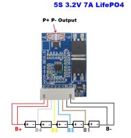 5S 3.2V 3.6V 7A 16V 18V 18.5V Lifepo4 Battery BMS Protection PCB Board for 32650 Battery Charger