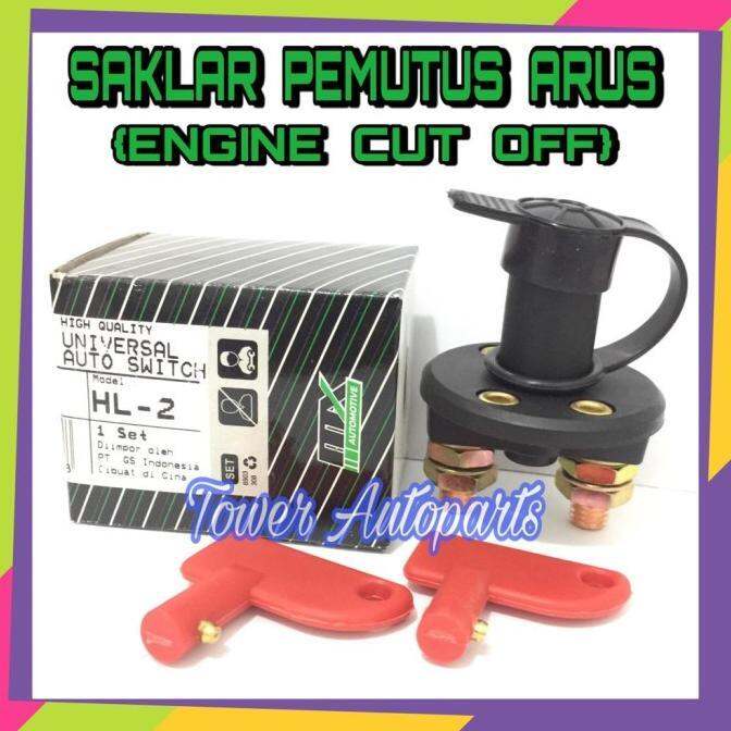 Engine Cut Off Switch Saklar Pemutus Arus Aki / Master Battery Switch