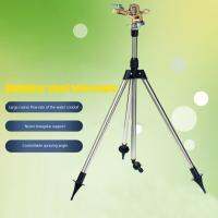 Wate Tripod Impact Sprinkler Stainless Steel Tripod Sprinkler 360 Degree Rotate Garden Plant Flower Wate Irrigation Kit