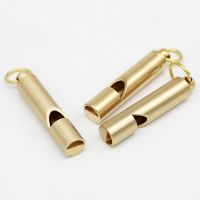 MiNi Brass Whistle Portable Training Pets Dogs Birds Whistle Outdoor Hiking Camping Survival Emergency Safety Whistle Survival kits