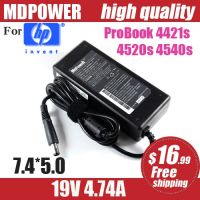 4.74A 19V สำหรับ HP ProBook 4421S 4520S 4540S ศาลา DV4 DV3 DV5 DV6 8560P 8540W โน๊ตบุ๊คแล็ปท็อปที่ชาร์จอะแดปเตอร์ AC พลังงาน Yuebian