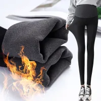 ฤดูใบไม้ร่วงฤดูหนาวคลอดบุตร Skinny Legging เกาหลีแฟชั่น Slim กางเกงดินสอเสื้อผ้าสำหรับหญิงตั้งครรภ์ Thicken Warm Pregnancy