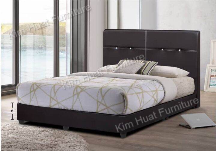 Divan Queen Bed Frame Katil Queen Add On Foam Mattress Lazada