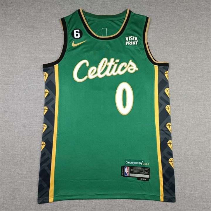 2023/24 Celtics TATUM #0 Green NBA Jerseys 热压