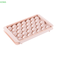 ?【Lowest price】HOMA ถาดน้ำแข็งทรงกลม3D พร้อมฝาทำจากพลาสติกเพชรทรงกลมแม่พิมพ์น้ำแข็ง DIY เครื่องมือทำน้ำแข็งเครื่องมือในครัว1ชิ้น