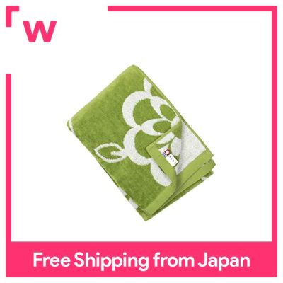 ผ้าเช็ดตัวผ้าเช็ดตัว Imabari สีเขียวจีบ60X120ซม