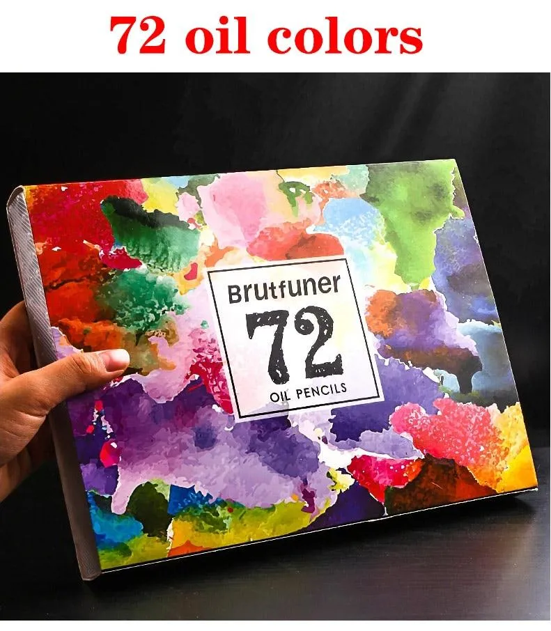 48/72/120/180 Professional Oil Colored Pencils Set Wooden - Temu Philippines