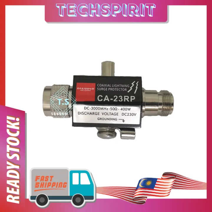 ☆DIAMOND ANTENNA Coaxial Lightning Surge Protector♞ Lazada