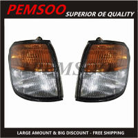 MB831082คู่ไฟเลี้ยวด้านหน้าสำหรับ Mitsubishi Pajero MENTORO V31 V32 V33โคมไฟมุมพวงมาลัย