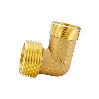 1/2 3/4 1 BSP Male To Male Reducing 90 Degree Elbow Connector Brass End Feed Solder Plumbing Fitting For Air Condition