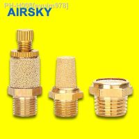 Pneumatic Silencers Air Brass Exhaust Muffler M5 1/8 1/4 3/8 1/2 Fitting Noise Filter Reducer Connector Copper Adjustable BSL