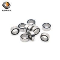 10 Pcs  SMR74 2RS  4x7x2.5mm Stainless Steel Bearing SMR74-2RS ABEC-7 Anti-rust Bearing MR74 Miniature Ball Bearing Axles  Bearings Seals