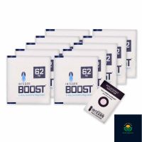 (ส่งไว) ซองกันชื้น ซองควบคุมความชื้น บ่มสมุนไพร ใช้ได้นาน Integra Boost 62% humidity control 8 gram แพค 10 ห่อ ใช้ได้นาน