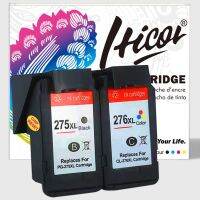 Hicor Remanufactured  275XL 276XL  PG 275 XL CL276XL Ink Cartridge for Canon pg275 XL cl276 XL TS3522 TS3520 TR4720 Ink Cartridges