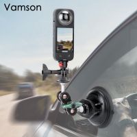 Vamson อุปกรณ์เสริมสำหรับ Gopro รถกระจกหน้ารถปรับได้จุกดูดสำหรับสมาร์ทโฟน Gopro Hero 11 10 9 8 Insta360อุปกรณ์เสริม X3