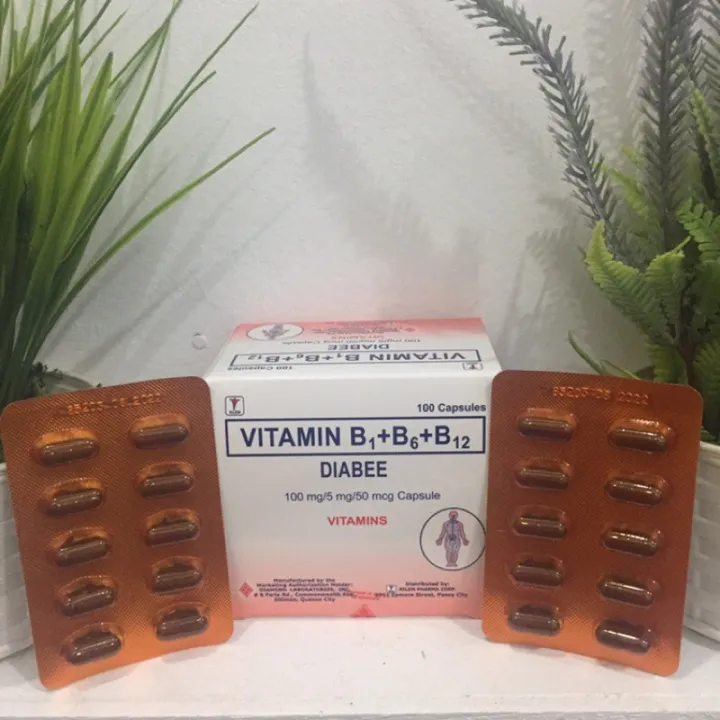 Vitamin B1+B6+B12 Diabee Capsule (100 Capsules) Lazada PH