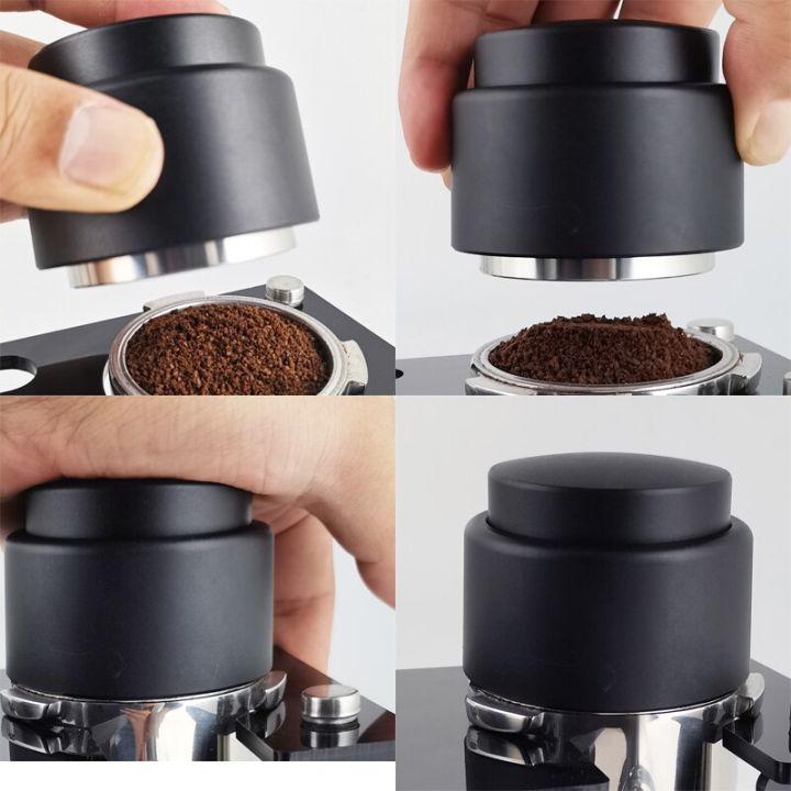 ใหม่2023-กึ่งอัตโนมัติปรับแป้งค้อนสแตนเลส-espresso-อุปกรณ์เสริมที่อัดกาแฟเหมาะสำหรับ51มม-53-mm58mm-portafilter