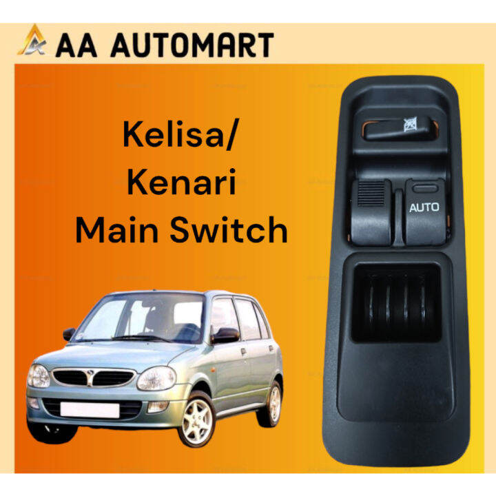 Perodua Kelisa/Kenari Power Window Main Switch Suis tingkap Master