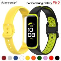 Silicone Strap For Samsung Galaxy Fit 2 SM-R220 Bracelet Replacement Wristband For Galaxy Fit 2 Watch Band Correa Accessories Cables