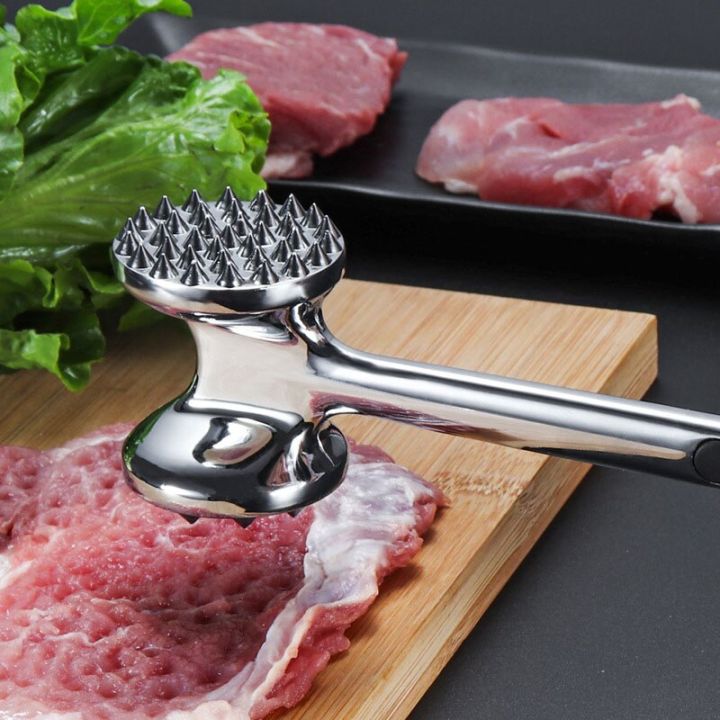 Stainless Steel Heavy Hammer Beef Hammer Mallet Tool Professional Meat