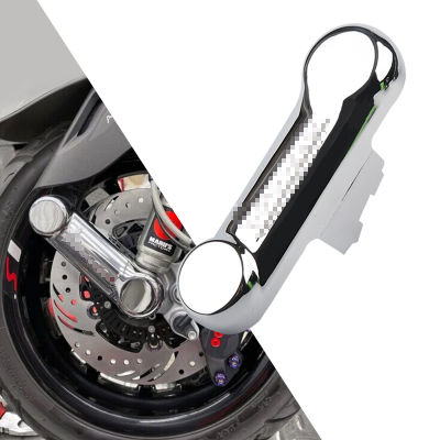 สำหรับ Vespa GTS300 Sprint150 Primavera 2017-2022รถจักรยานยนต์ด้านหน้าโช๊คอัพ Protector Chrome Suspension ตกแต่ง Cover