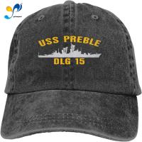 USS Preble Dlg 15 Sandwich Cap Denim Hats Baseball Cap Adult Cowboy Hat