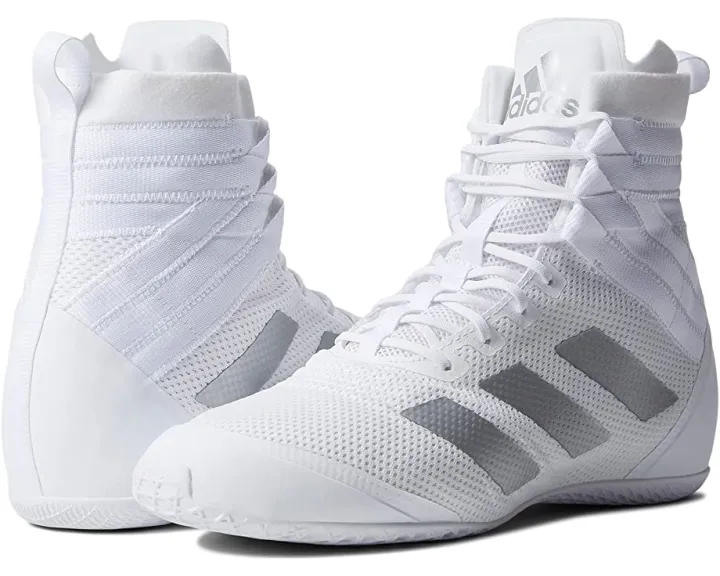 Adidas Speedex 18 White Silver Boxing Shoes | Lazada Singapore