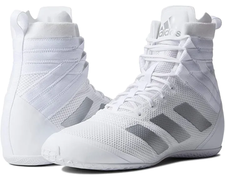 Adidas Speedex 18 White Silver Boxing | Lazada Singapore