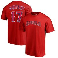 high-quality MLB baseball league Angels Los Angeles Angels otani xiang ping cotton short sleeve T-shirt