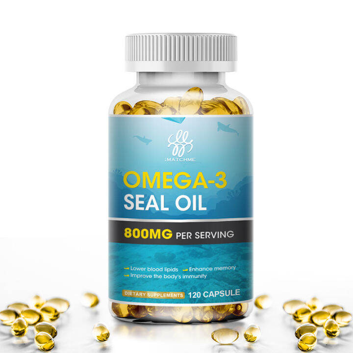 iMATCHME Seal Oil Capsules Enriched with Omeage3 DHA EPA&DPA Supports