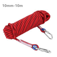 10m 20m 1012mm Diameter High Strength Cord Safety Rock Climbing Rope Hiking Accessories Camping Equipment Survival Escape Tools