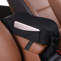 [Automobile accessories] ที่วางแขนในรถยนต์อเนกประสงค์ Bantal Alas ที่รถอเนกประสงค์คอนโซลกลางรถยนต์หมอนโฟมจำรูปพร้อมกระเป๋าเก็บของที่วางโทรศัพท์