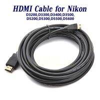 ถูก++ สาย HDMI ใช้ต่อกล้องนิคอน D5200,D5300,D5500,D5600,D3200,D3300,D3400,D3500 เข้ากับHD TV,Monitor,Projector cable for Nikon ของดี สายดิจิตอล สายHDMI สายทีวี สายสัญญาณทีวี