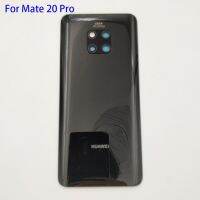 Mate 20 Pro ปกหลังด้านหลังประตูกระจกที่อยู่อาศัยแผงกรณีสำหรับ Mate 20 20pro พร้อมเลนส์กล้อง