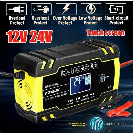 Automatic Car Battery Charger 12v 24v 4a Charging For Wet Lead Acid Lazada Ph 2813