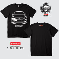 Kaos Baju Mobil SUZUKI ALL NEW ERTIGA Kaos Otomotif - Karimake - V1 - HITAM, S