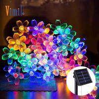 【Ready Stock】Vimite 100/200/300LED Solar Garden String Lights Outdoor Lighting Waterproof Fairy Light for House Lawn Tree Fence Christmas Party Decoration Lamp