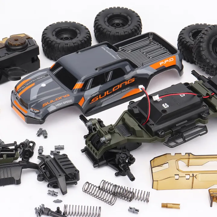 2022ใหม่118 DIY RC Car KIT Stem Building Blocks โมดูลวิทยุควบคุมรถแข่ง