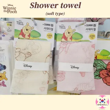 Thickened coral velvet bath towel Cartoon Bath Towel Embroidered Winnie the  Pooh Towel Bath Towel Set