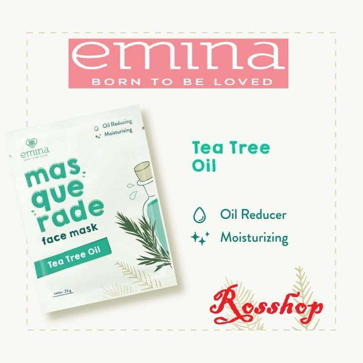 Emina Masquerade Face Mask Tea Tree Oil Lazada Indonesia