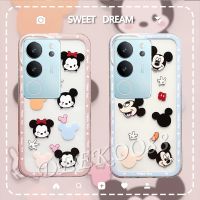 2023เคสสมาร์ทโฟนใหม่สำหรับ VIVOV29 VIVO V29 5G การ์ตูนน่ารัก MK MN เคสมือถือ TPU Softcase ใสโปร่งแสงรักฝาหลังคู่