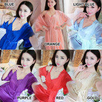 McJoden - YOYO SLEEPWEAR y nightwear Sleepwear Pyjamas Long Sleeve Dress Baju Tidur seksi wanita perempuan