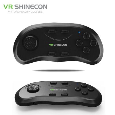 Shinecon ตัวควบคุม VR เล่นเกมไร้สายอเนกประสงค์,เหมาะสำหรับบลูทูธรีโมทจอยสติ๊ก Gamepad เล่นเพลงเซลฟี่เกม3D สำหรับพีซี